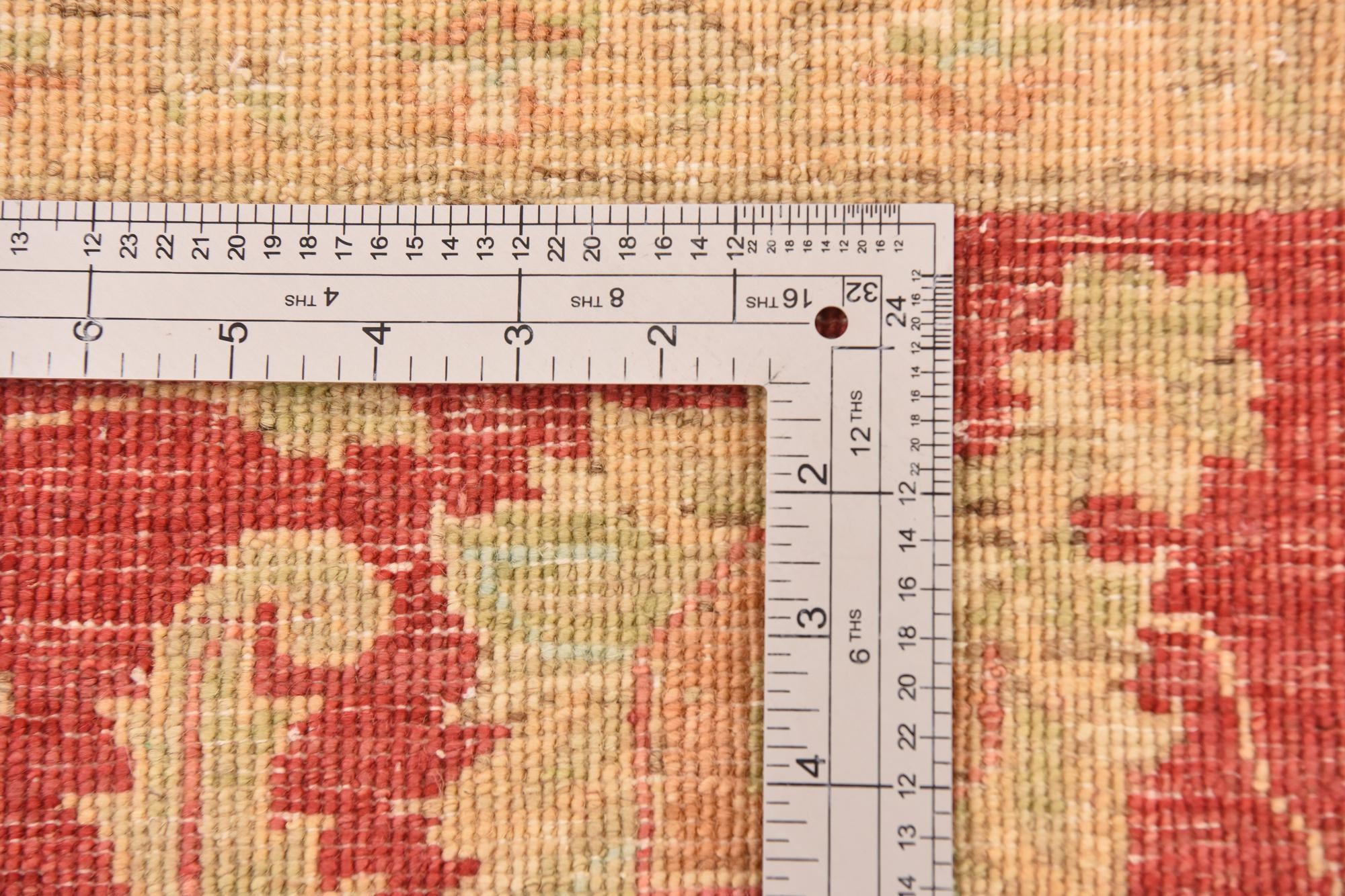 5' 7 x 7' 11 Hand Knotted Peshawar Ziegler Rug