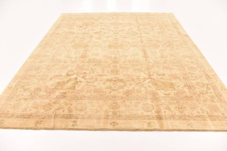 Detail image of 8' 2 x 9' 7 Hand Knotted Peshawar Ziegler Rug
