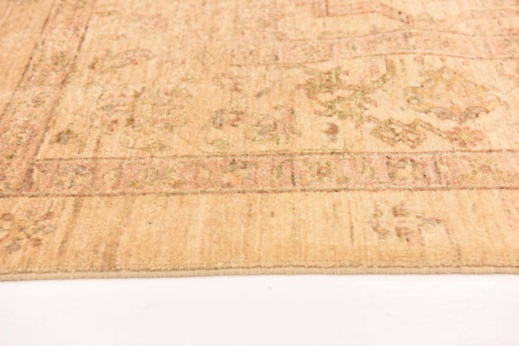 Detail image of 8' 2 x 9' 7 Hand Knotted Peshawar Ziegler Rug