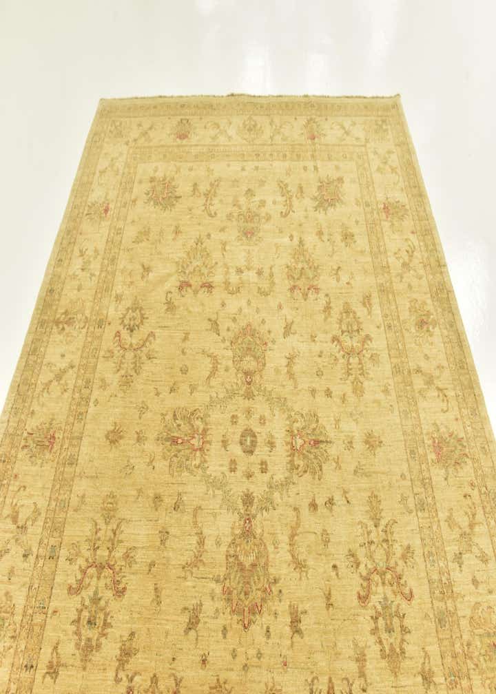 7' 1 x 9' 10 Hand Knotted Peshawar Ziegler Rug