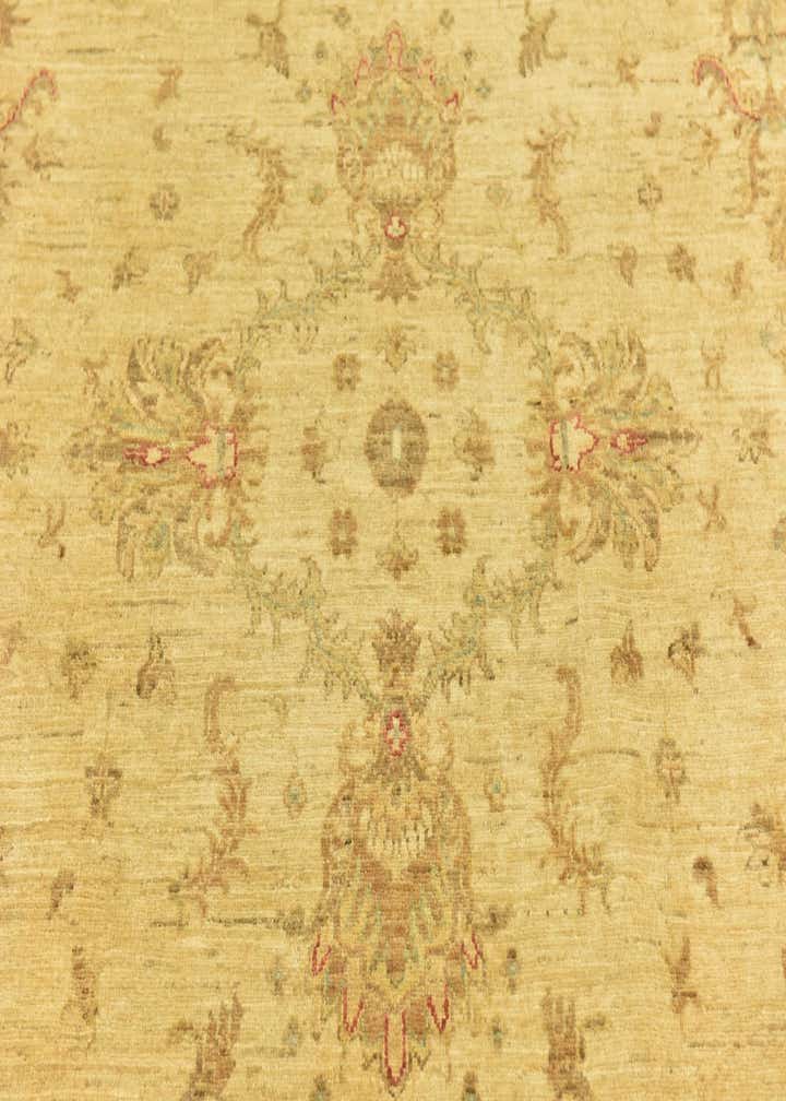 7' 1 x 9' 10 Hand Knotted Peshawar Ziegler Rug