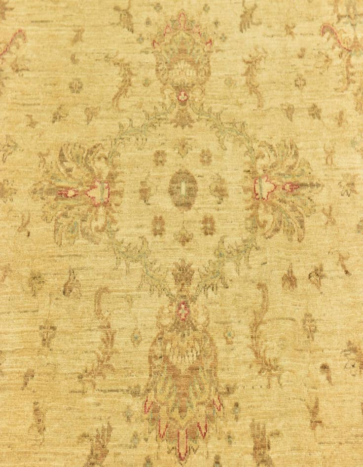 Detail image of 7' 1 x 9' 10 Hand Knotted Peshawar Ziegler Rug
