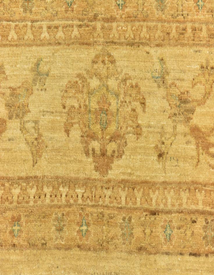 Detail image of 7' 1 x 9' 10 Hand Knotted Peshawar Ziegler Rug