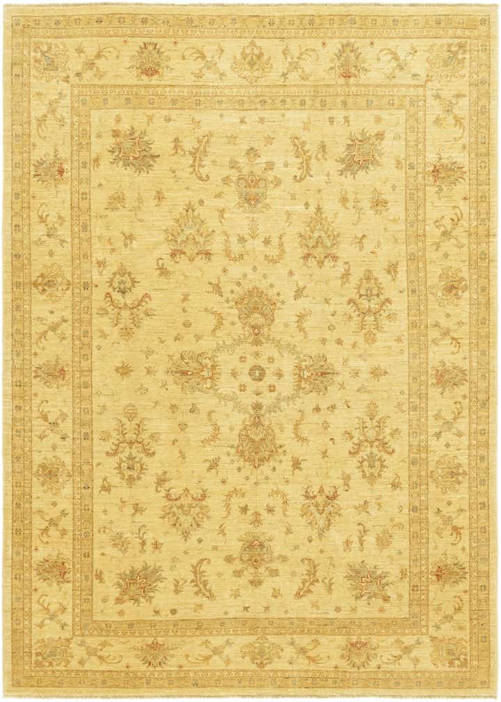 7' 1 x 9' 10 Hand Knotted Peshawar Ziegler Rug
