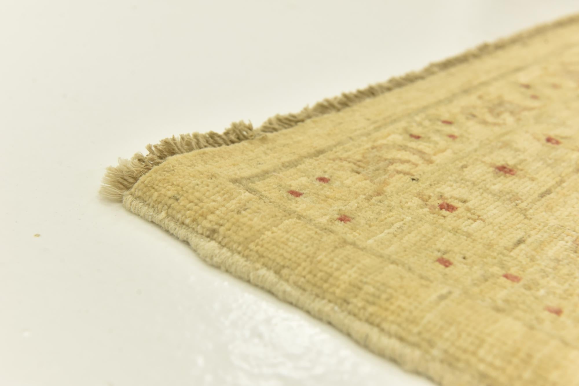 7' 1 x 10' Hand Knotted Peshawar Ziegler Rug