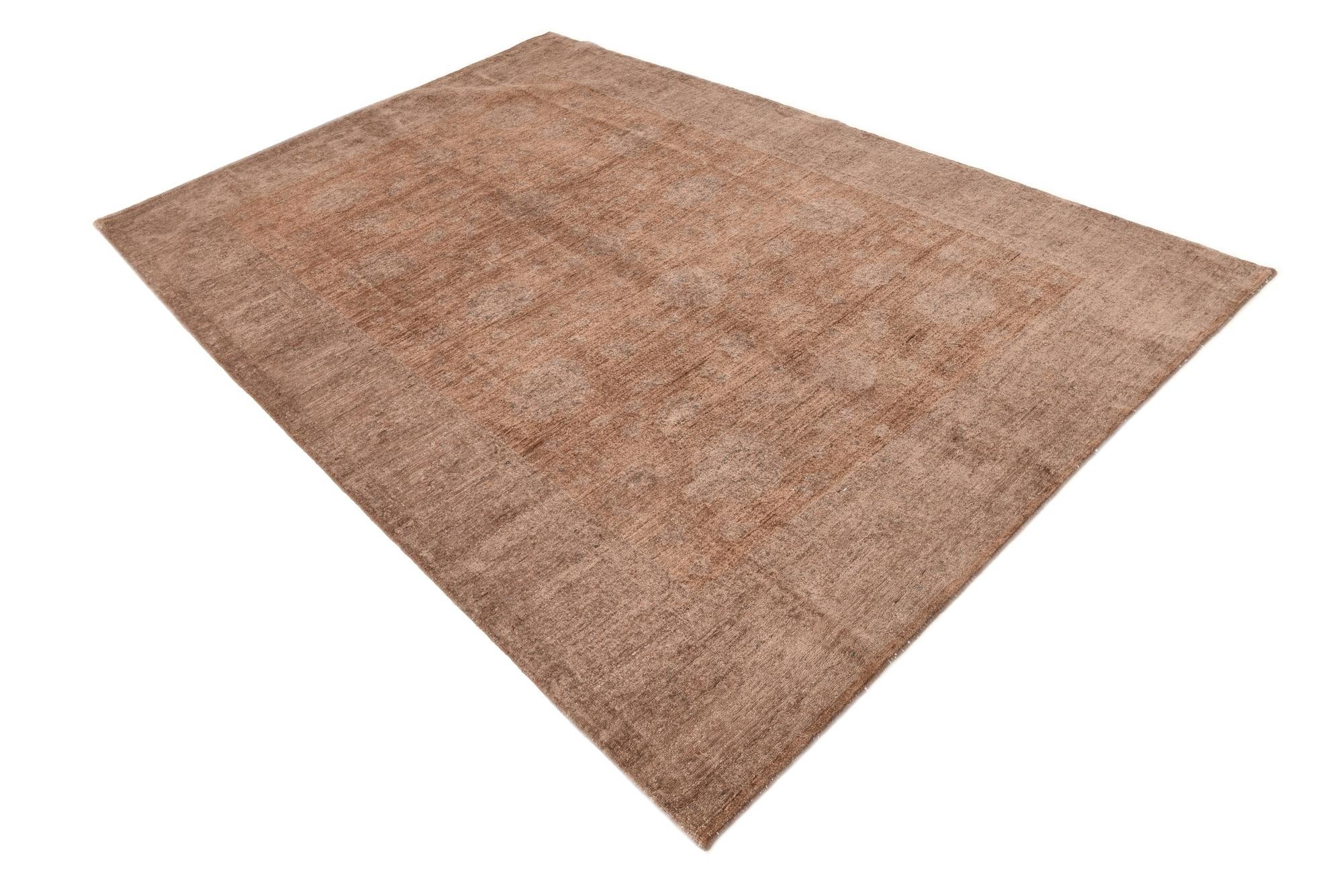 6' 3 x 9' 4 Hand Knotted Peshawar Ziegler Rug
