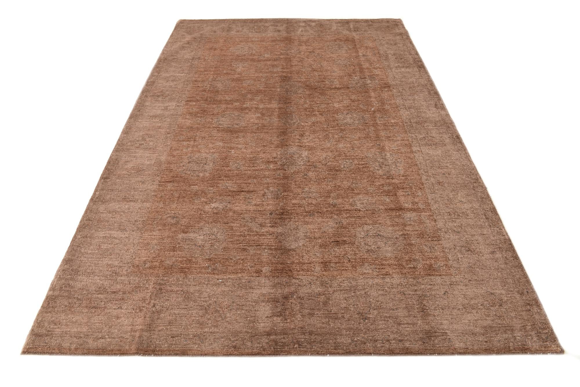 6' 3 x 9' 4 Hand Knotted Peshawar Ziegler Rug