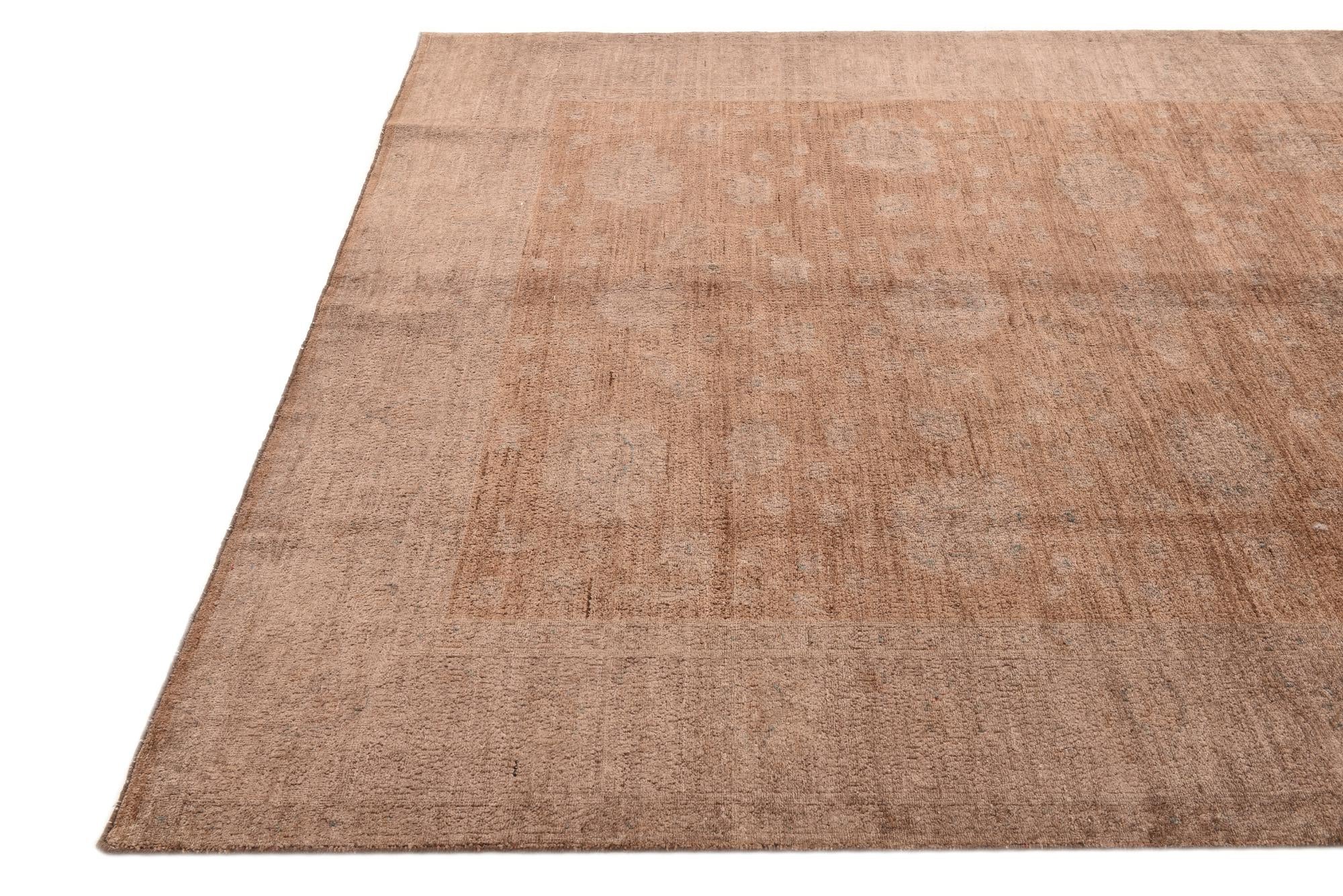 6' 3 x 9' 4 Hand Knotted Peshawar Ziegler Rug