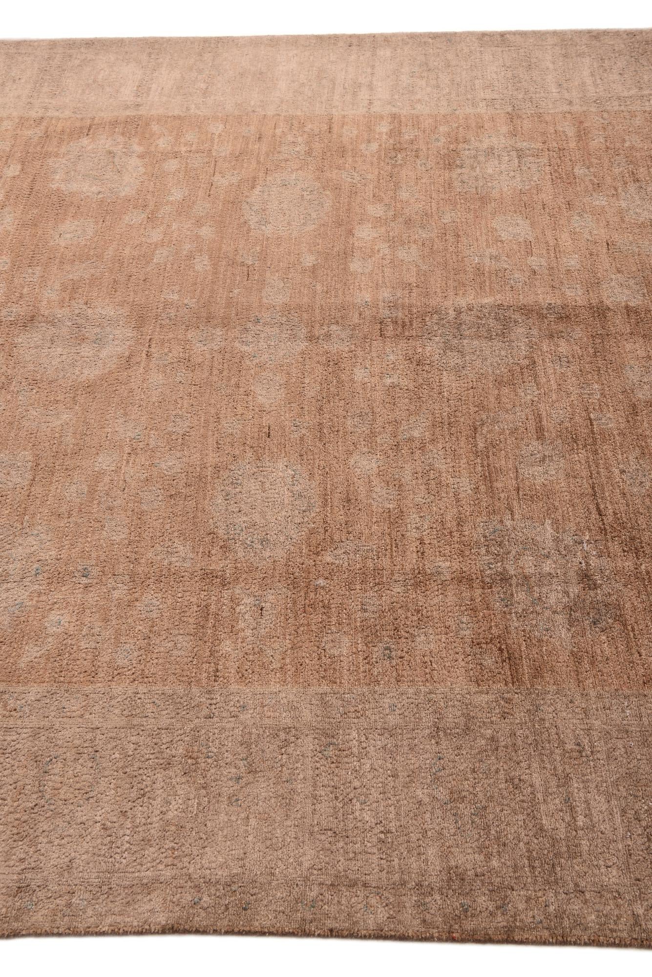 6' 3 x 9' 4 Hand Knotted Peshawar Ziegler Rug