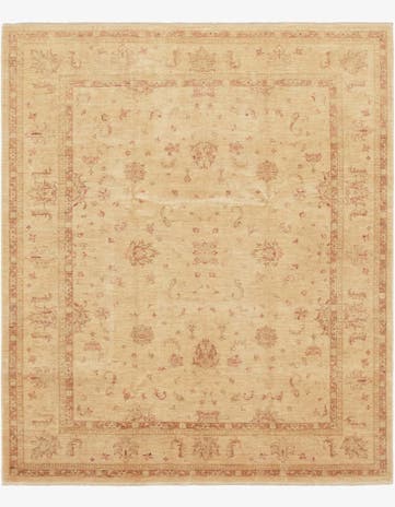 8' 2 x 9' 7 Hand Knotted Peshawar Ziegler Rug