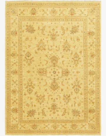 7' 1 x 9' 10 Hand Knotted Peshawar Ziegler Rug