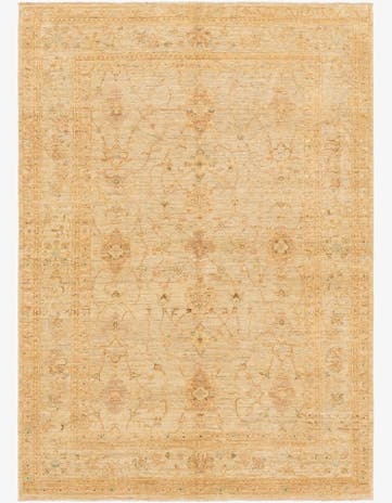 5' 7 x 7' 10 Hand Knotted Peshawar Ziegler Rug