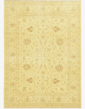 7' 1 x 10' Hand Knotted Peshawar Ziegler Rug