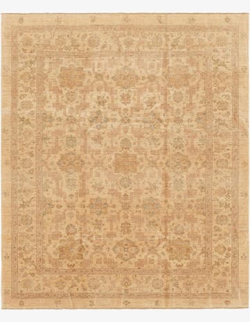8' 2 x 9' 7 Hand Knotted Peshawar Ziegler Rug