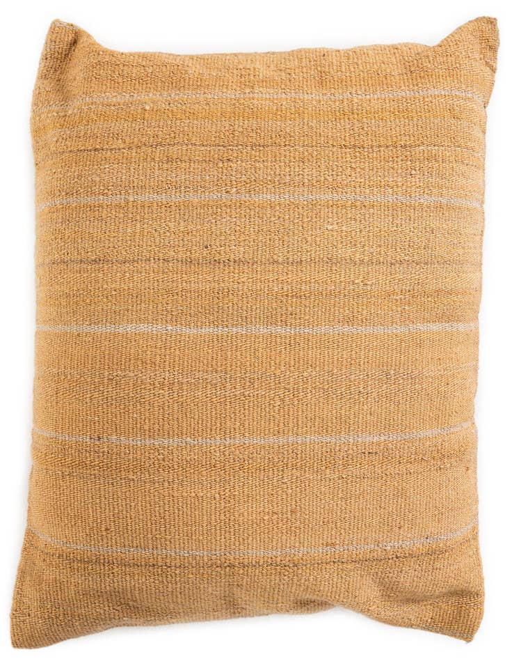 Detail image of 1' 4 x 1' 6 Hand Woven Pillow Wool Rug