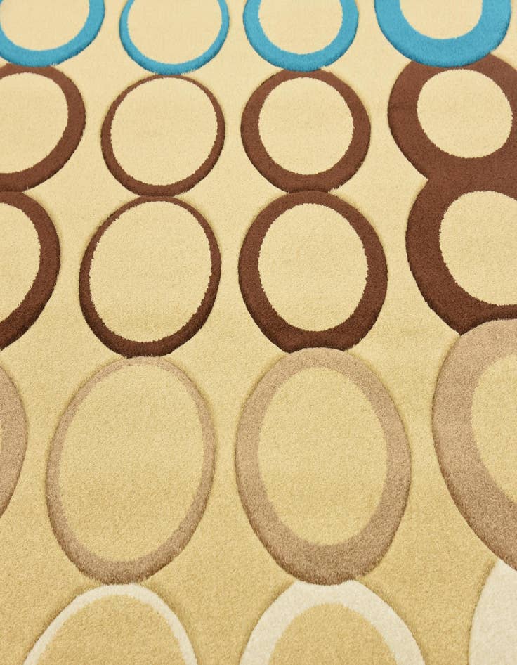 Detail image of 6' 7 x 10' Reproduction Gabbeh Rug