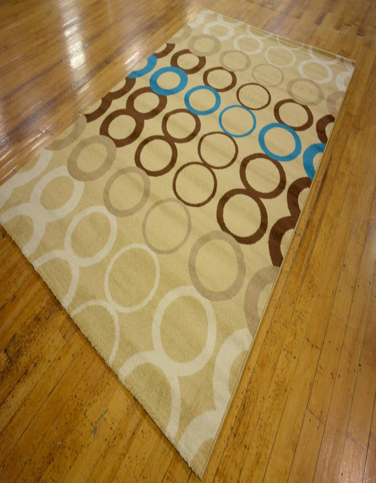 Detail image of 6' 7 x 10' Reproduction Gabbeh Rug