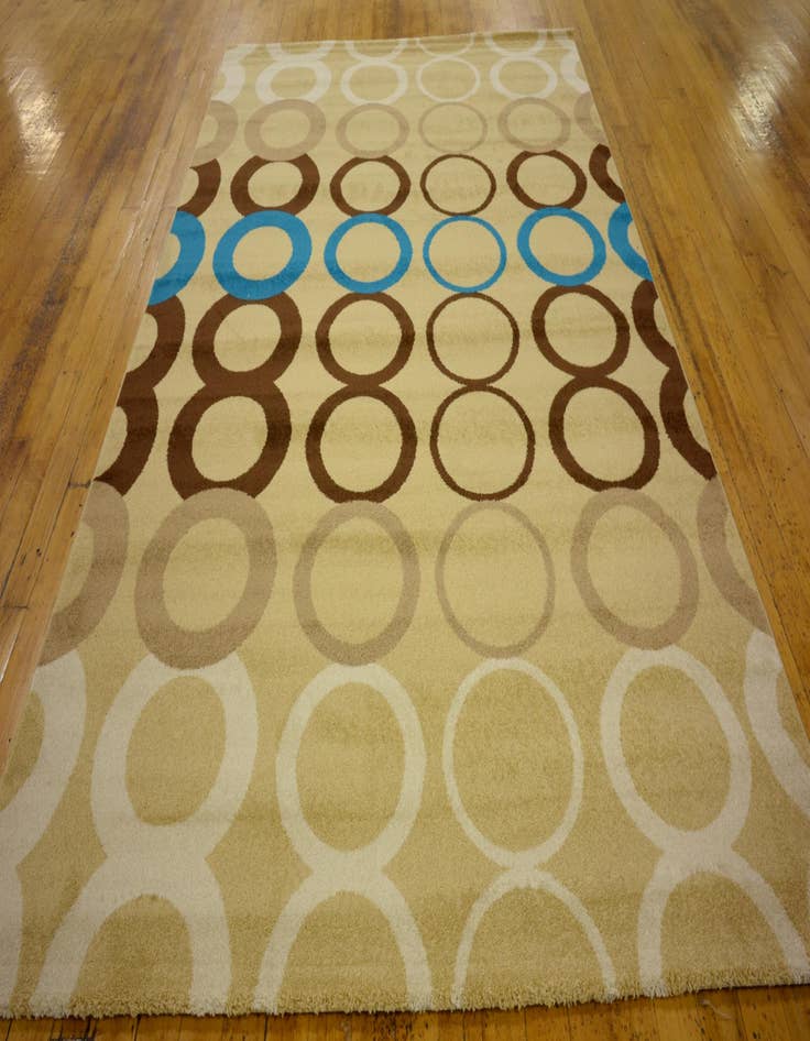 Detail image of 6' 7 x 10' Reproduction Gabbeh Rug