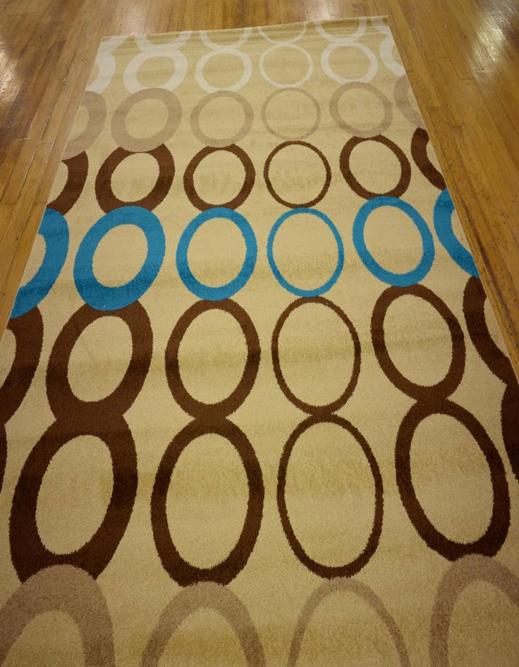 Detail image of 6' 7 x 10' Reproduction Gabbeh Rug