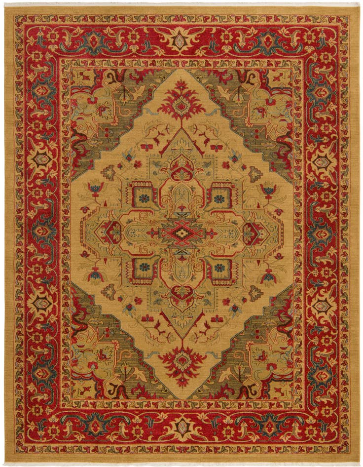 Detail image of 8' x 11' Serapi Rug