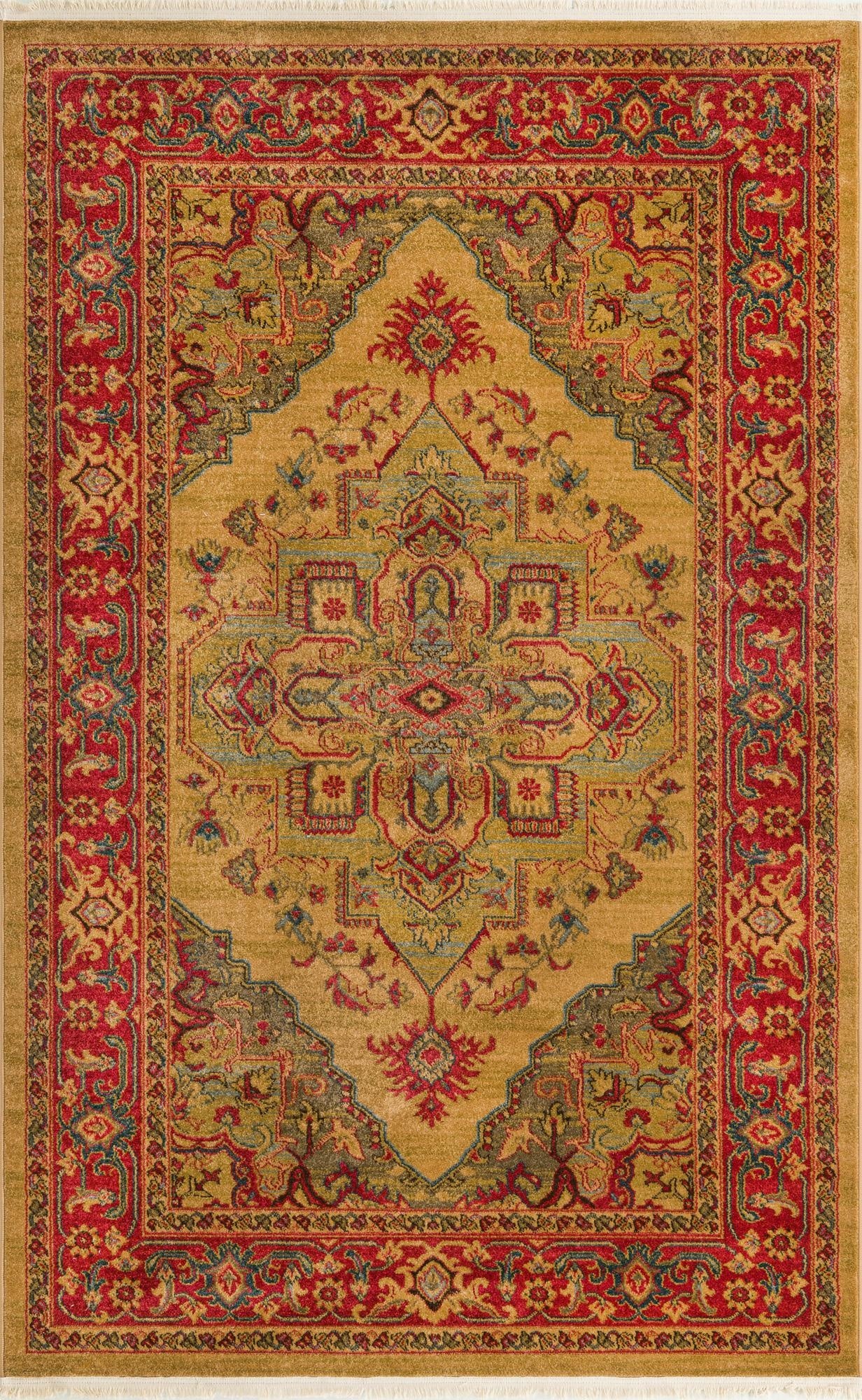 Primary image 5' x 8' Serapi Rug
