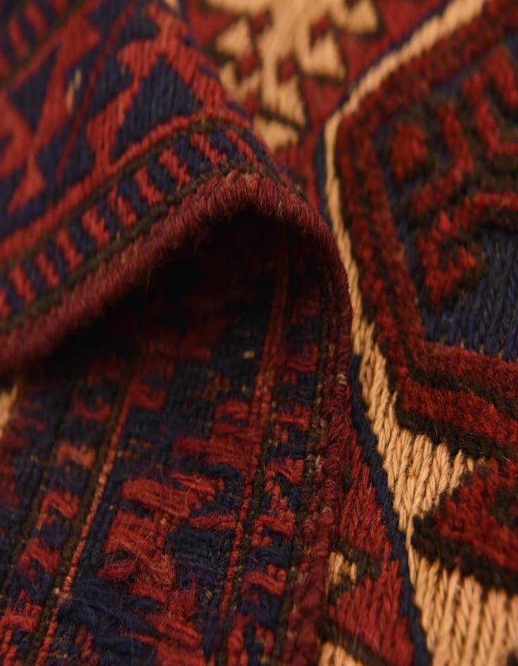 Detail image of 6' 5 x 9' 4  Hand Knotted Sumak Oriental Wool Rug