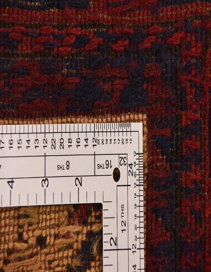 Detail image of 6' 5 x 9' 4  Hand Knotted Sumak Oriental Wool Rug