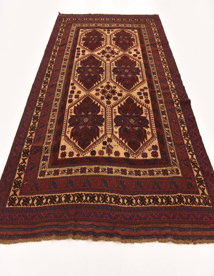 Detail image of 6' 5 x 9' 4  Hand Knotted Sumak Oriental Wool Rug