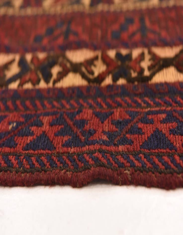 Detail image of 6' 5 x 9' 4  Hand Knotted Sumak Oriental Wool Rug