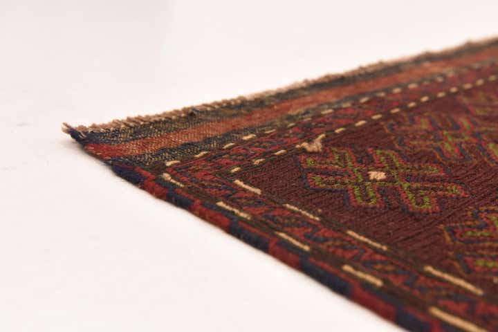 6' 4 x 9' 5 Hand Knotted Sumak Oriental Wool Rug