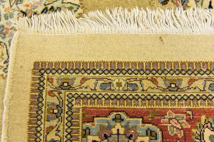 Detail image of 8' 2 x 10' 3 Hand Knotted Tabriz Oriental Wool Rug