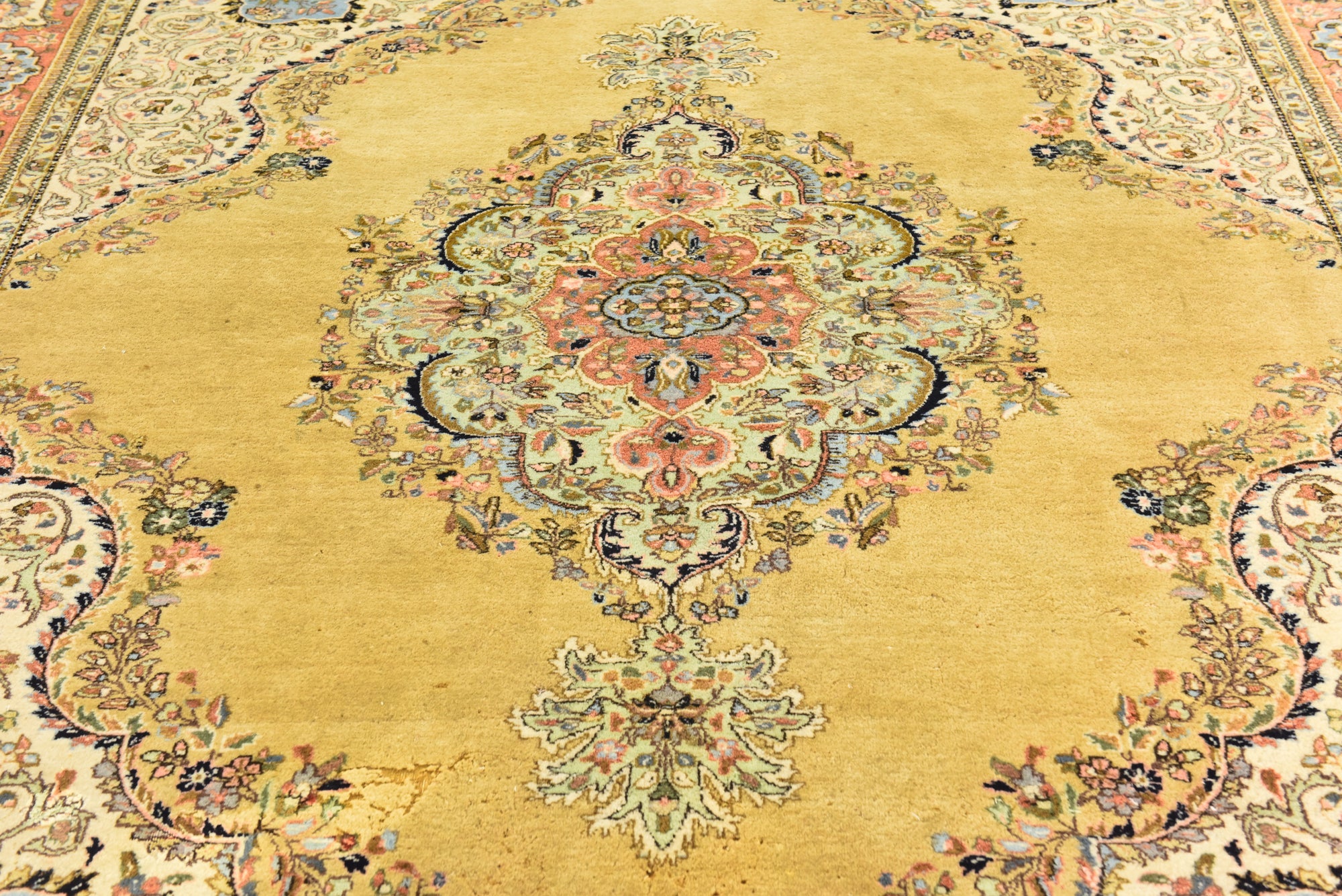 8' 2 x 10' 3 Hand Knotted Tabriz Oriental Wool Rug