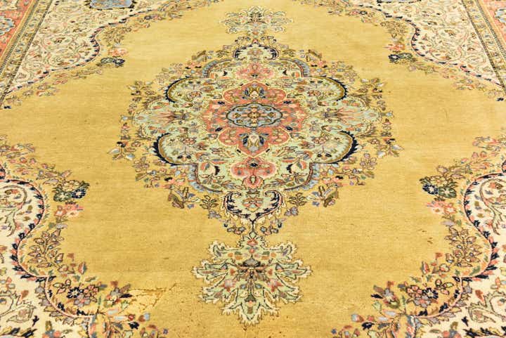 8' 2 x 10' 3 Hand Knotted Tabriz Oriental Wool Rug