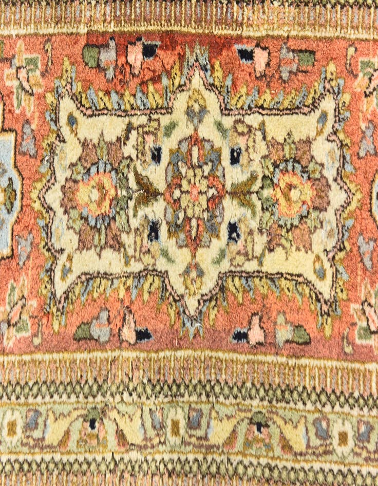 Detail image of 8' 2 x 10' 3 Hand Knotted Tabriz Oriental Wool Rug