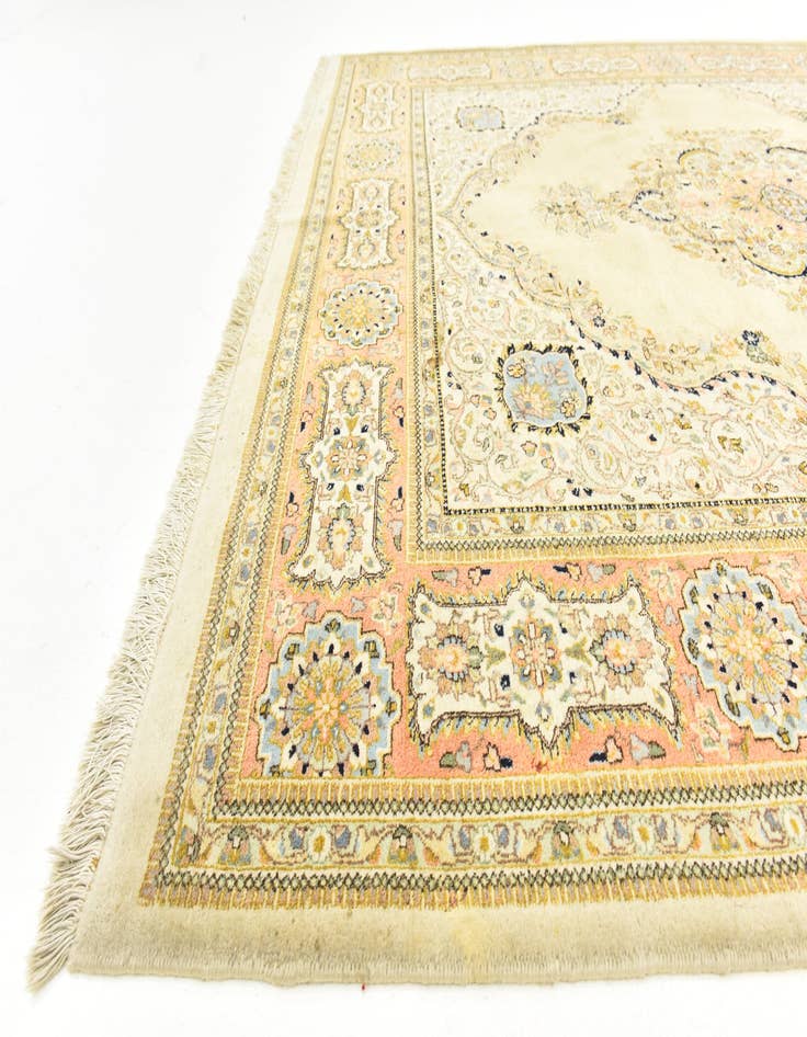 Detail image of 8' 2 x 10' 3 Hand Knotted Tabriz Oriental Wool Rug