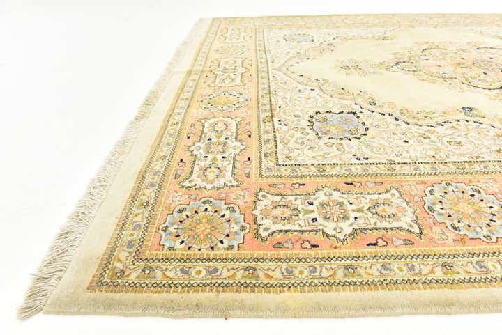 8' 2 x 10' 3 Hand Knotted Tabriz Oriental Wool Rug