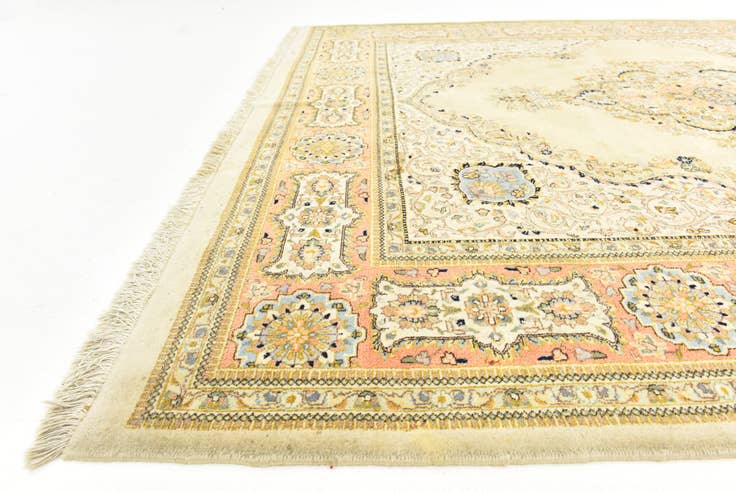 Detail image of 8' 2 x 10' 3 Hand Knotted Tabriz Oriental Wool Rug