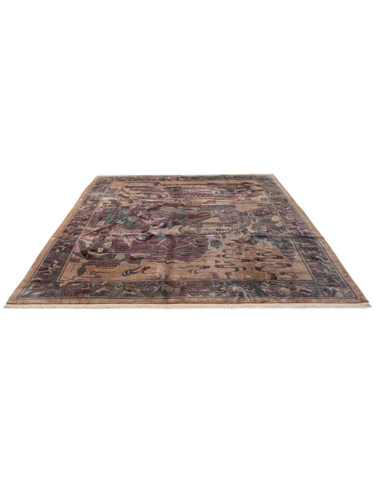 Detail image of 10' 1 x 12' 10 Hand Knotted Tibet Wool Rug