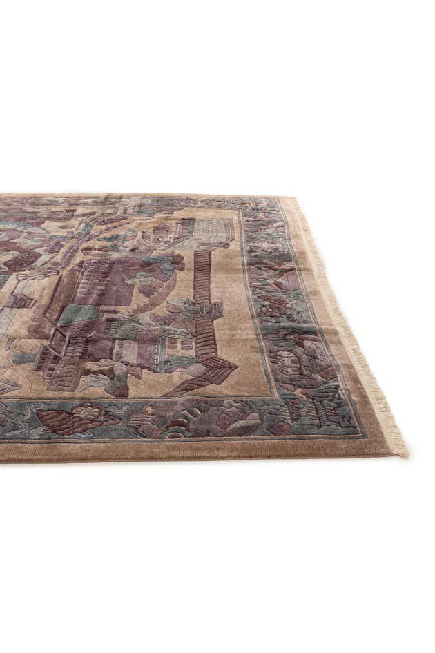 Detail image of 10' 1 x 12' 10 Hand Knotted Tibet Wool Rug