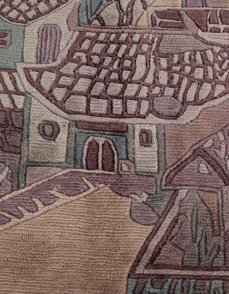 Detail image of 10' 1 x 12' 10  Hand Knotted Tibet Wool Rug