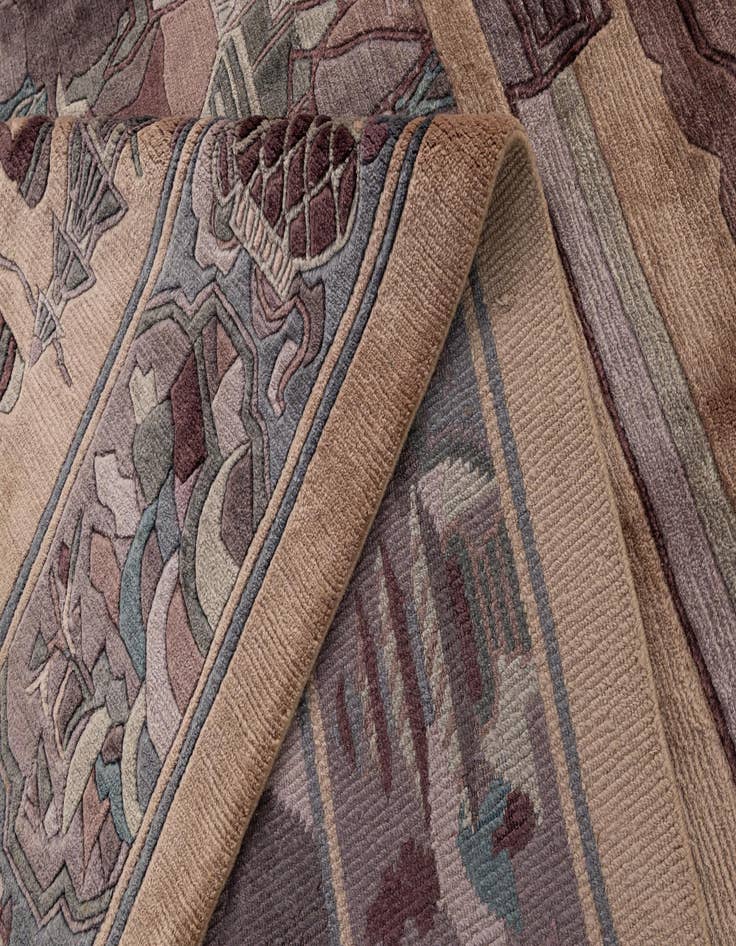 Detail image of 10' 1 x 12' 10  Hand Knotted Tibet Wool Rug