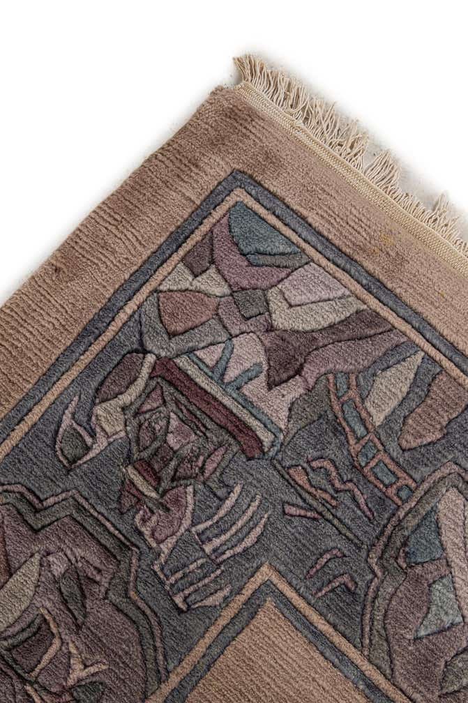 10' 1 x 12' 10 Hand Knotted Tibet Wool Rug