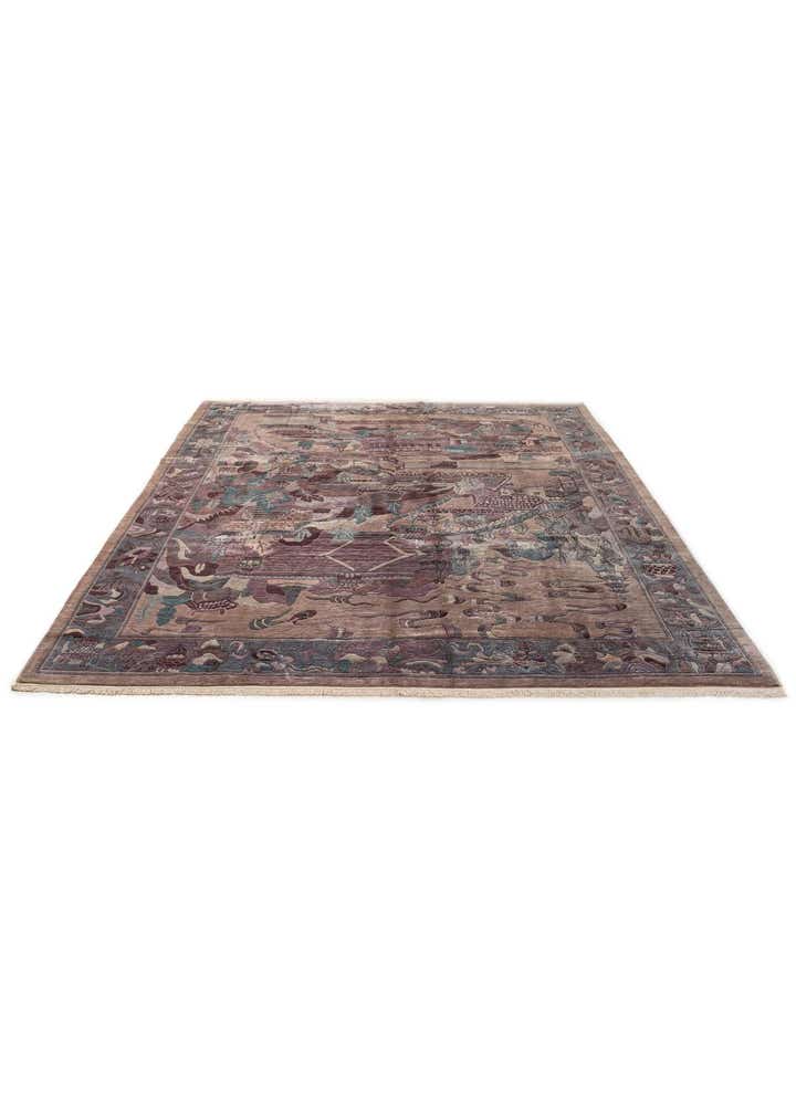 10' x 12' 7 Hand Knotted Tibet Wool Rug