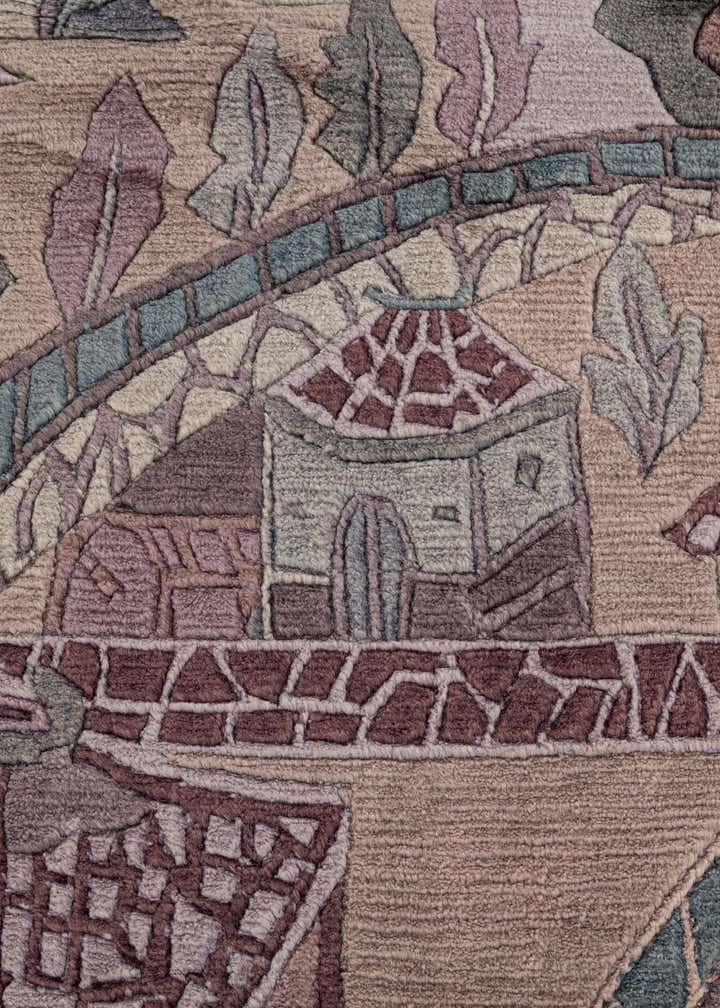 10' x 12' 7 Hand Knotted Tibet Wool Rug