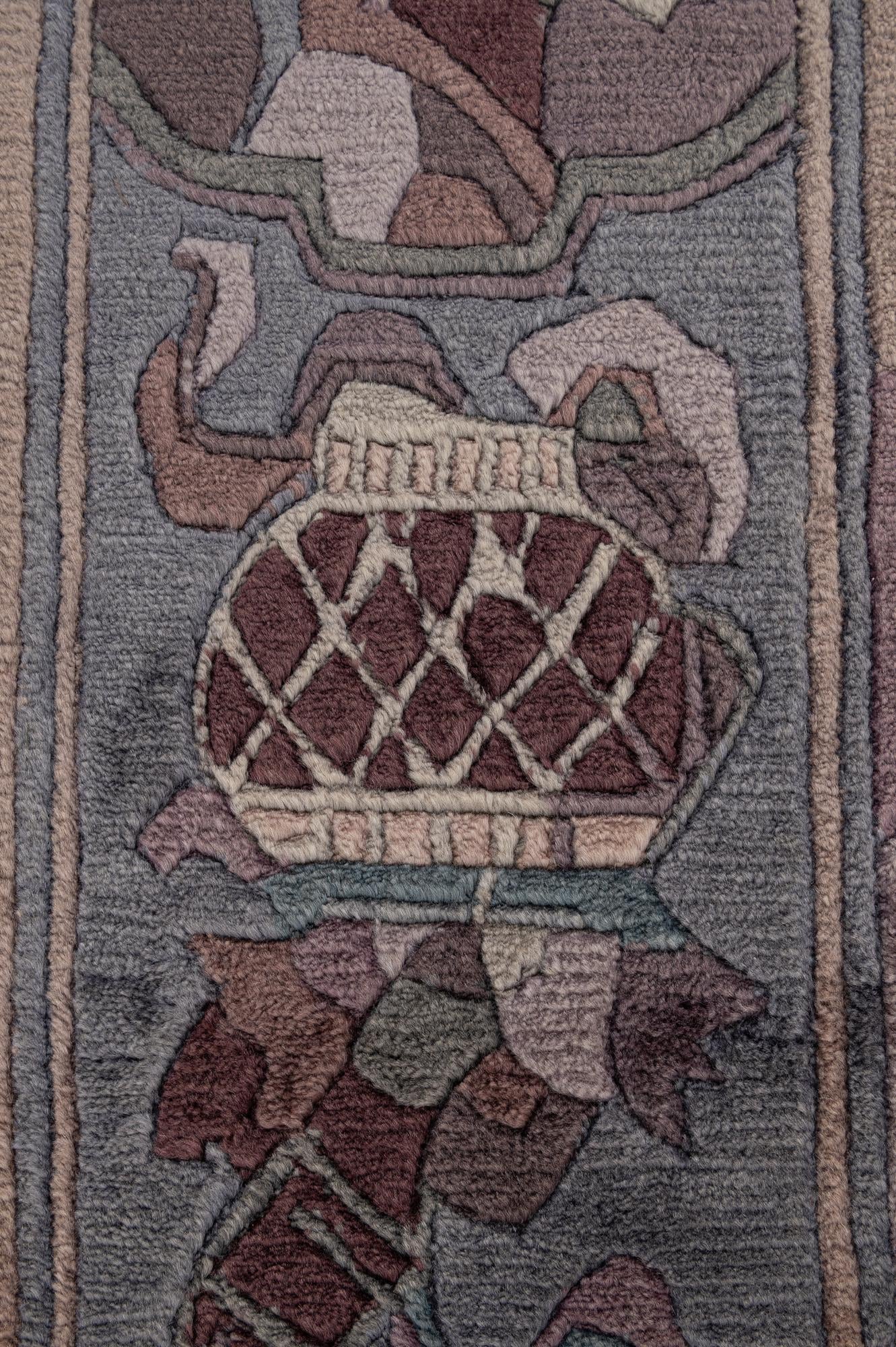 10' x 12' 7 Hand Knotted Tibet Wool Rug