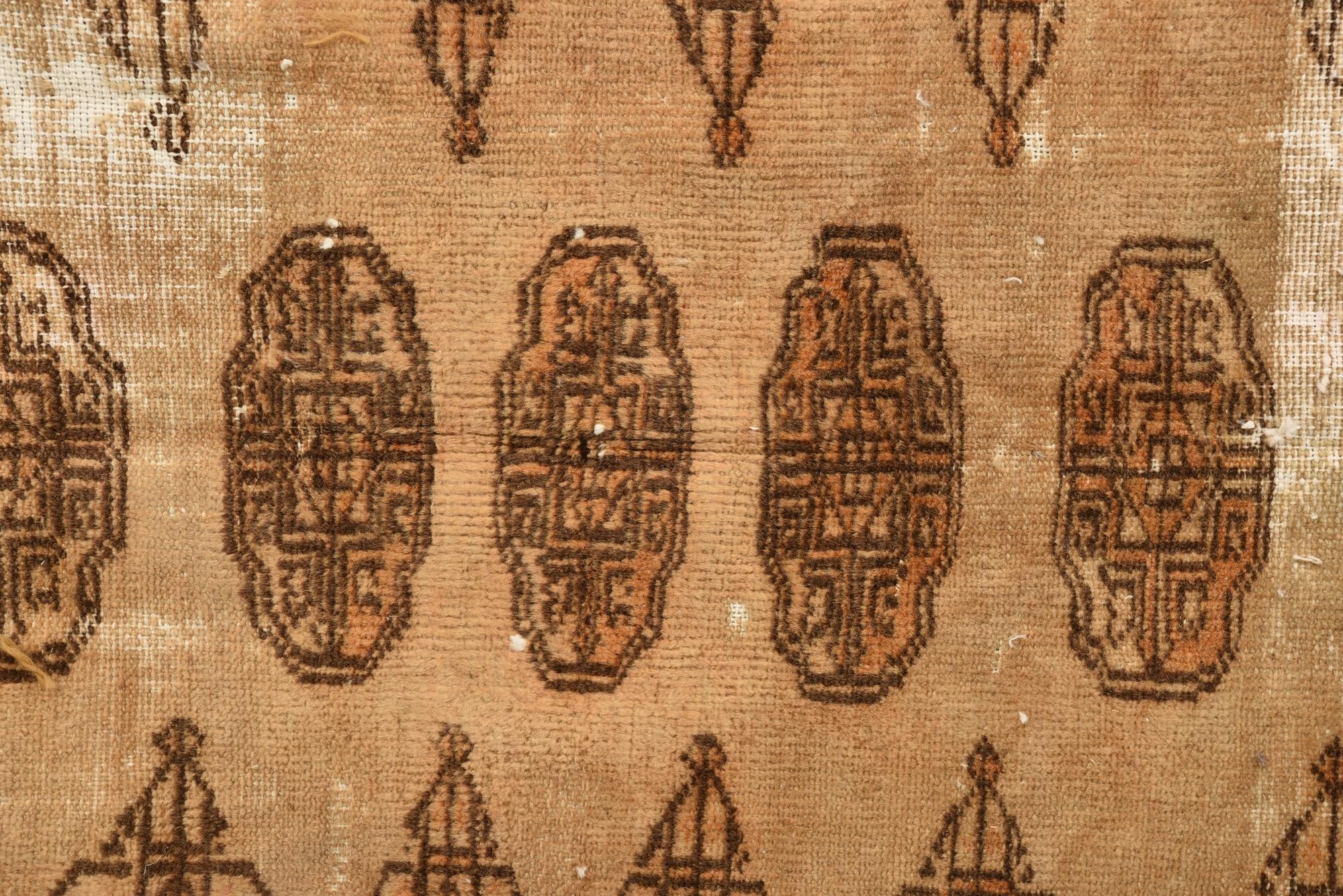 3' 1 x 5' 1 Hand Knotted Torkaman Persian Wool Rug