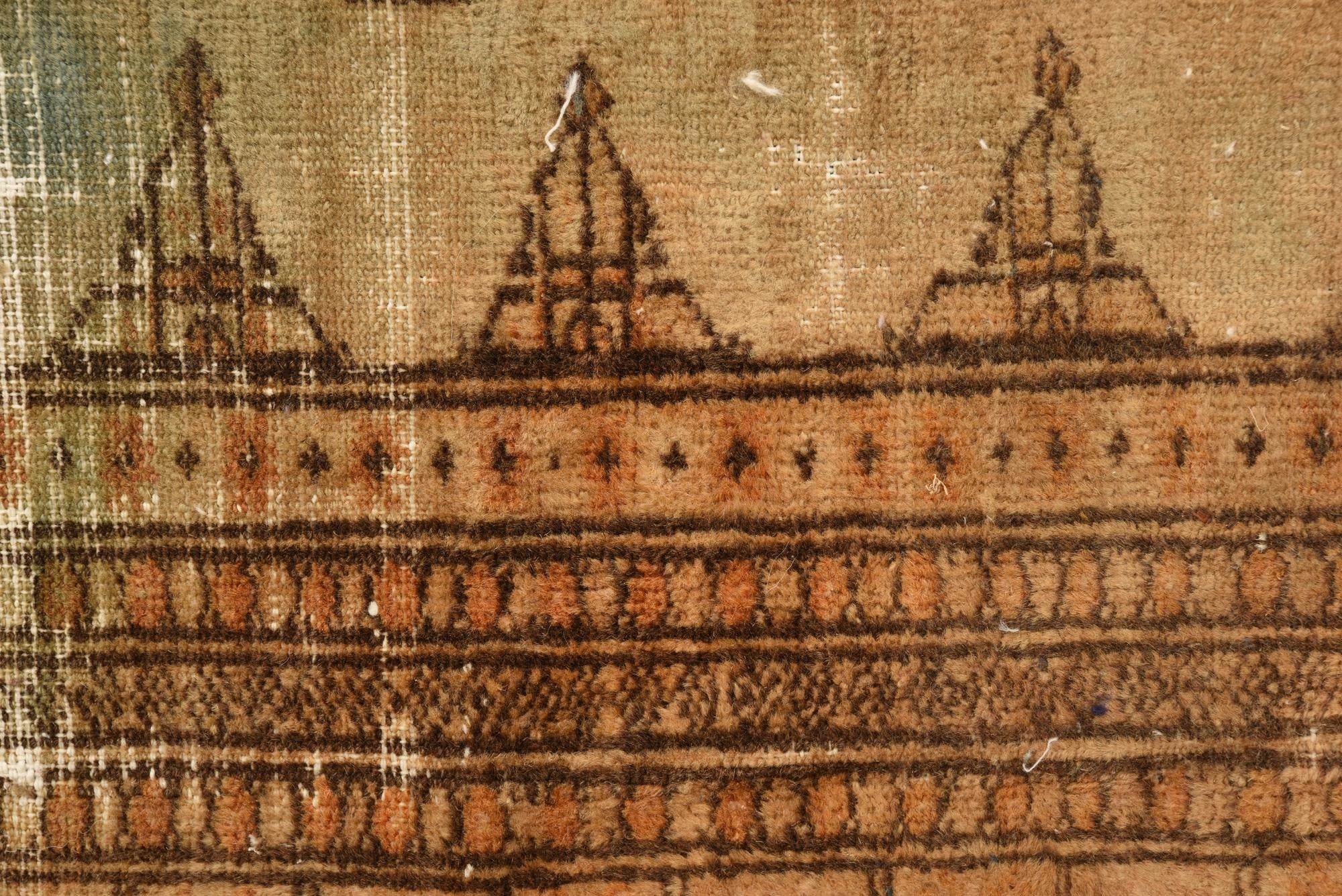 3' 1 x 5' 1 Hand Knotted Torkaman Persian Wool Rug