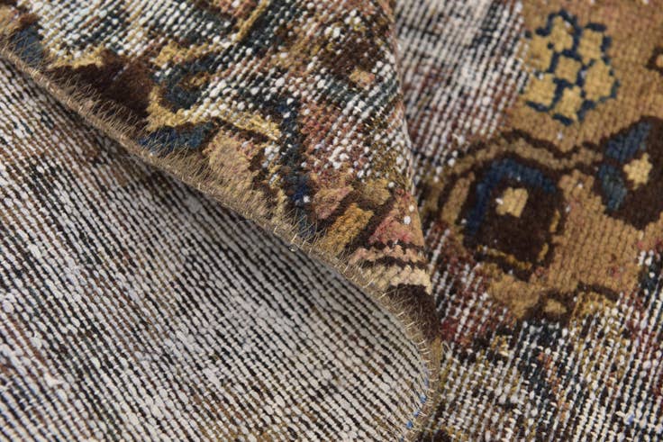 Detail image of 8' 3 x 10' 4 Hand Knotted Ultra Vintage Persian Wool Rug