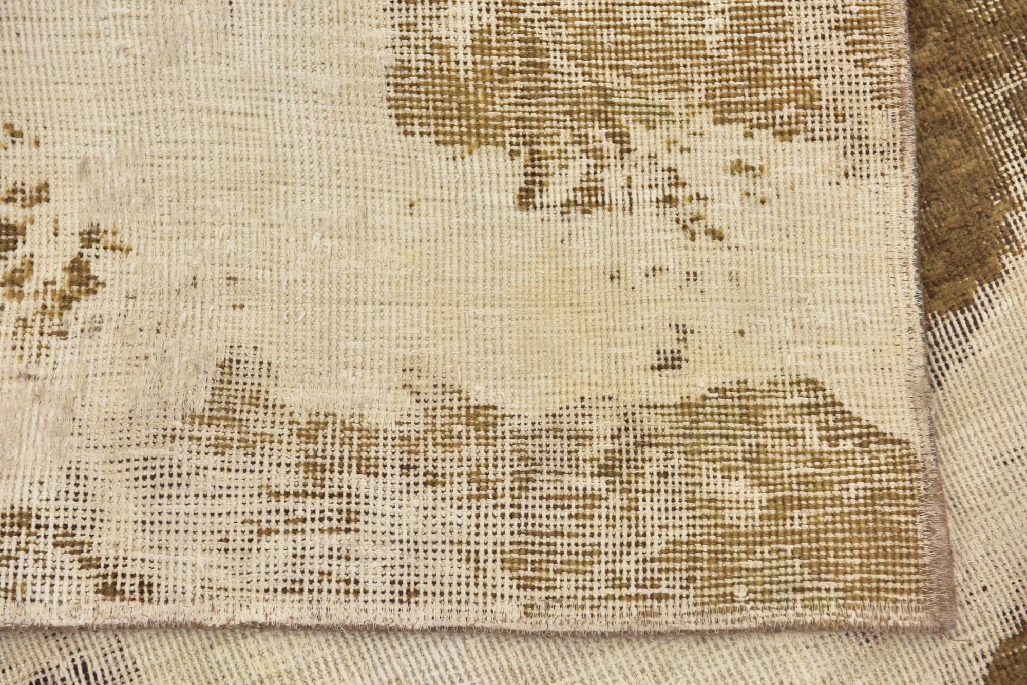 6' 4 x 8' 7 Hand Knotted Ultra Vintage Persian Wool Rug