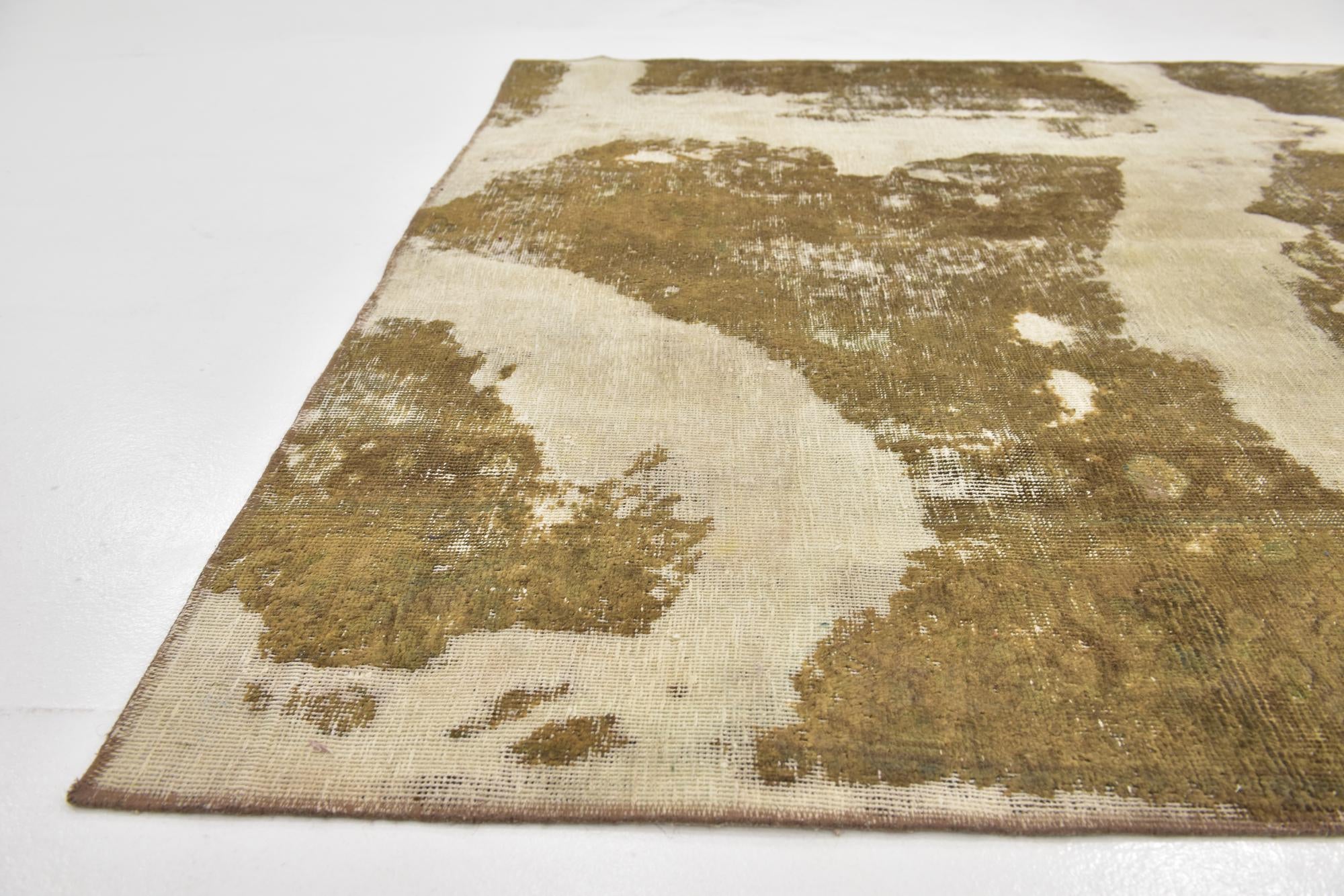 6' 4 x 8' 7 Hand Knotted Ultra Vintage Persian Wool Rug